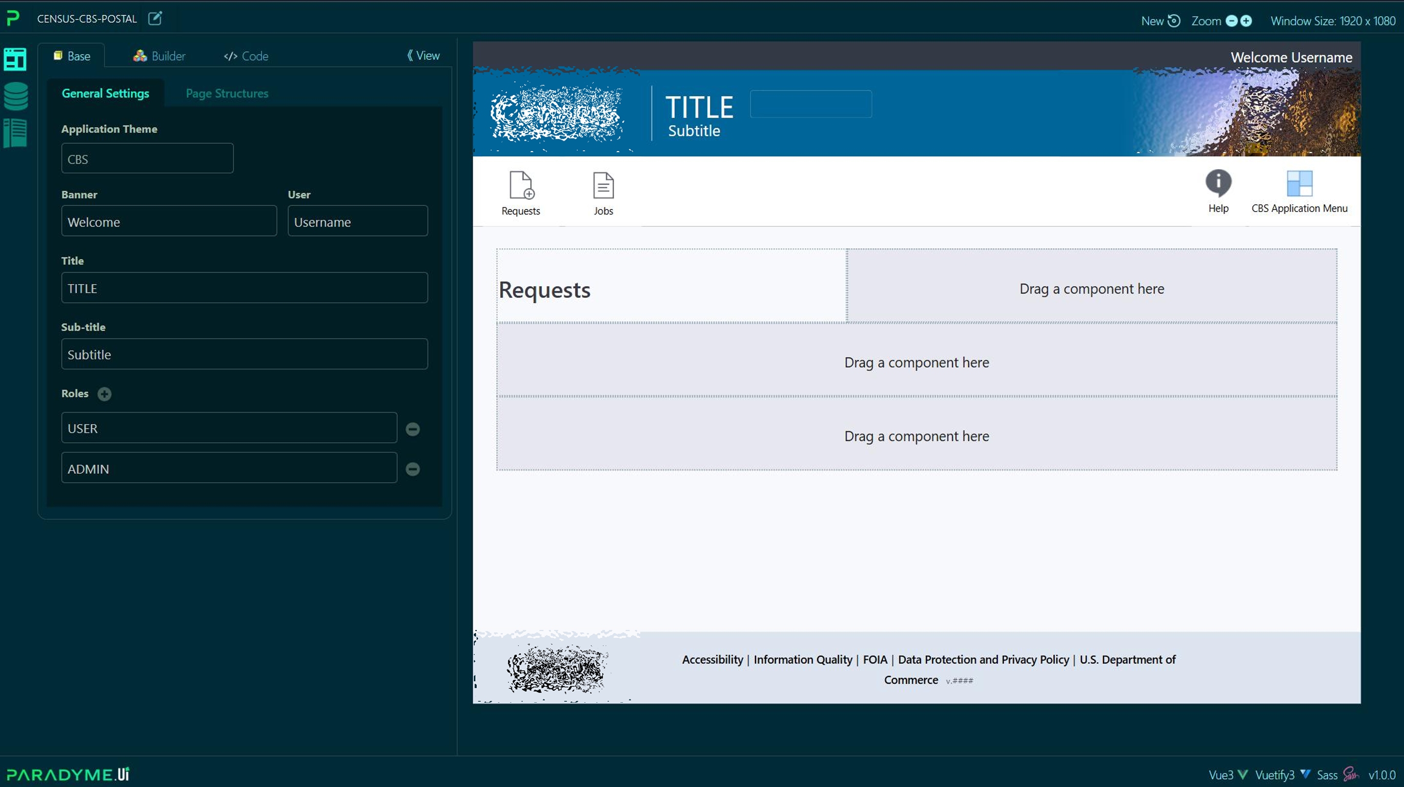 Accessible data-entry workflow across a multi-step census operation