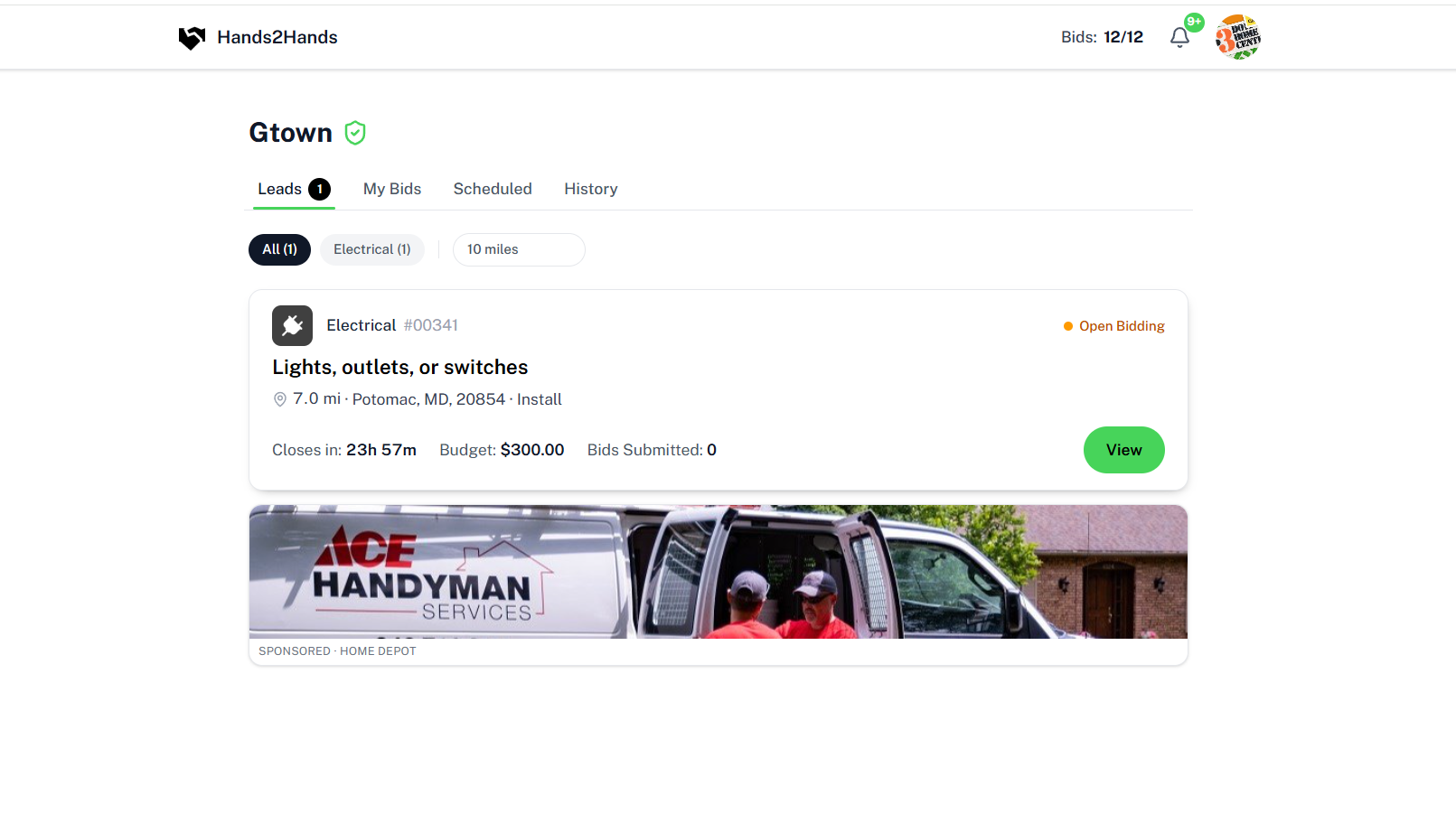 Secure payments and job-management dashboard