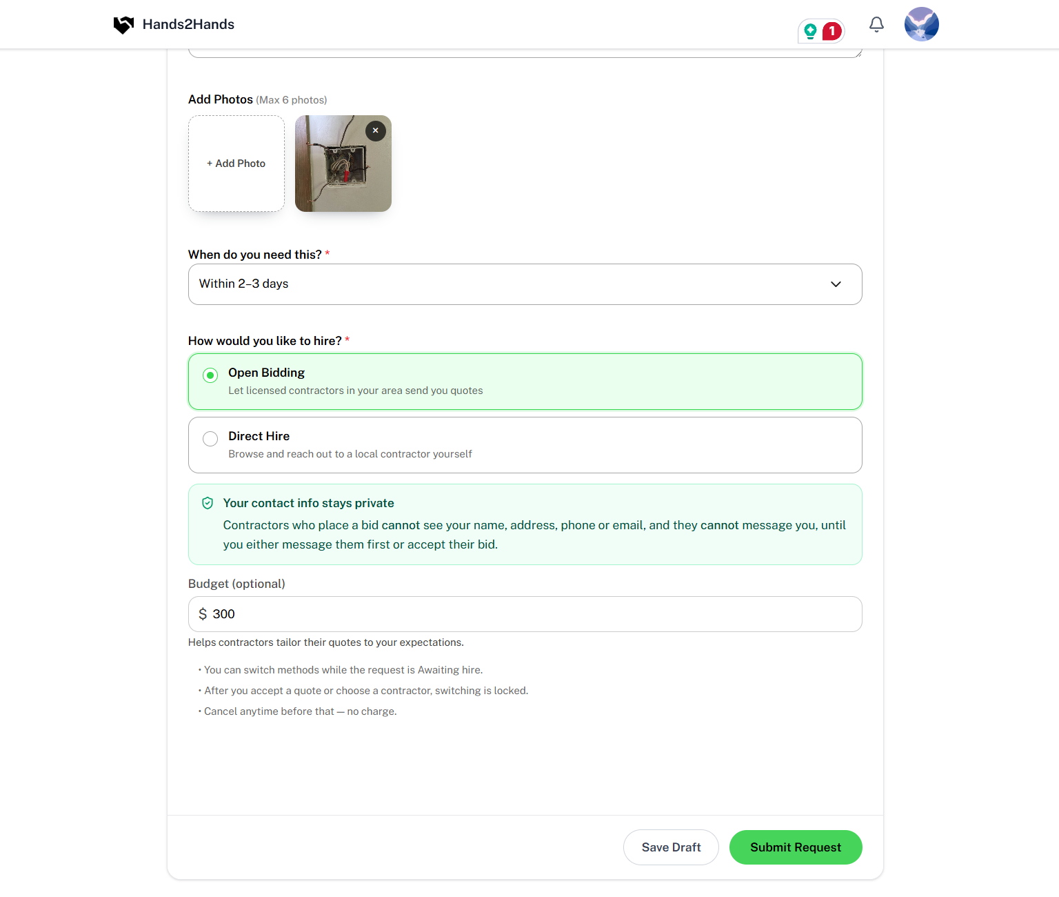Secure payments and job-management dashboard