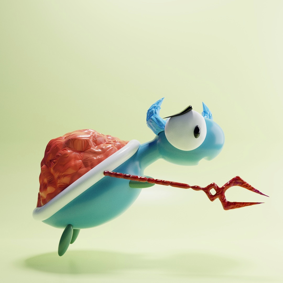 TiltyTurtles digital art collection detail view