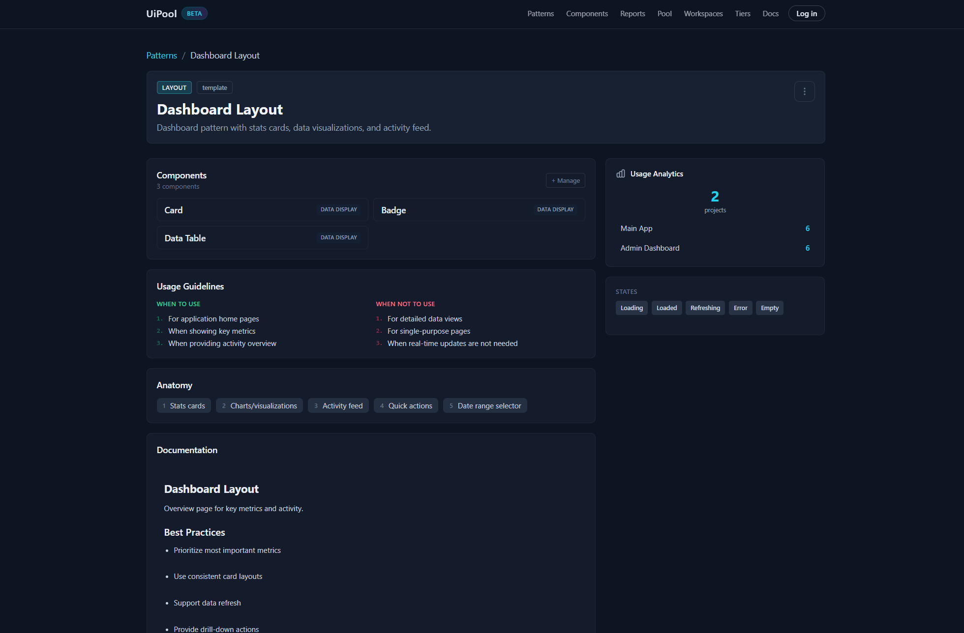 Workflow connecting an interface idea to an implementation-ready component