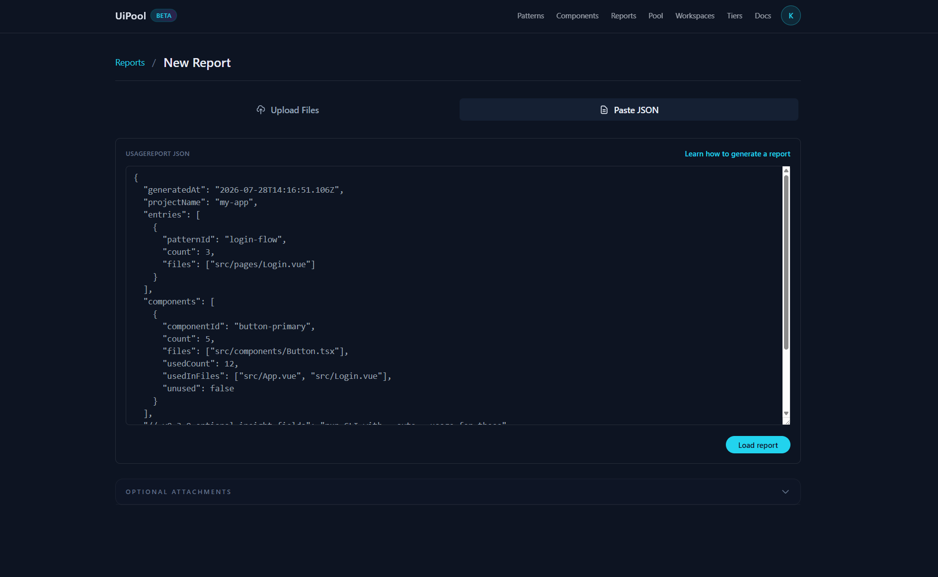 Workflow connecting an interface idea to an implementation-ready component